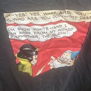 Uniqlo Disney Black Crewneck Sweater Casual Knit